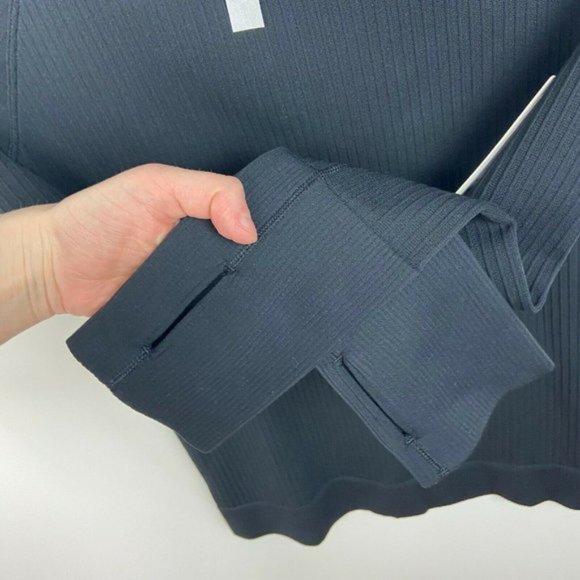 Lululemon Rest Less Pullover Black Warm Running 2 - Picture 7 of 8